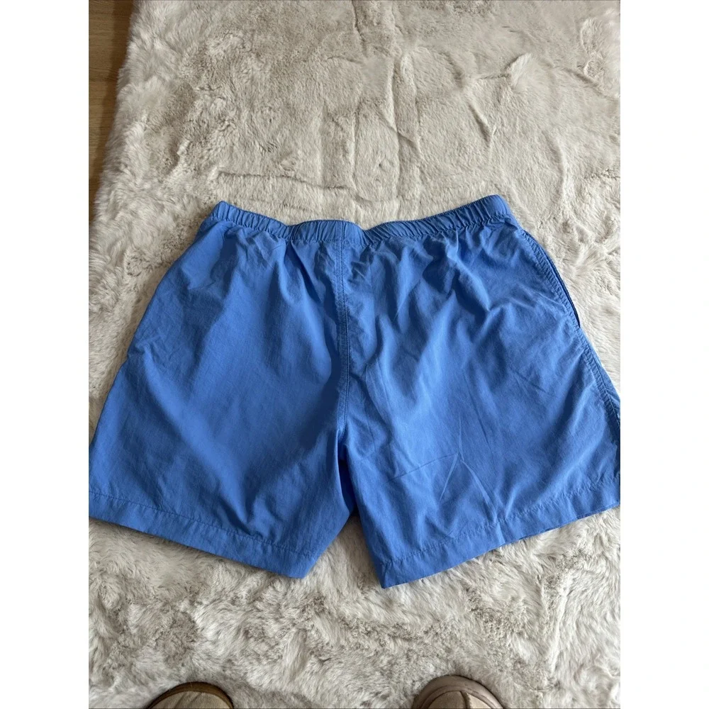 Columbia Men's Blue Swim Trunks Omni-Shade Lined Fishing Shorts Size L‎
